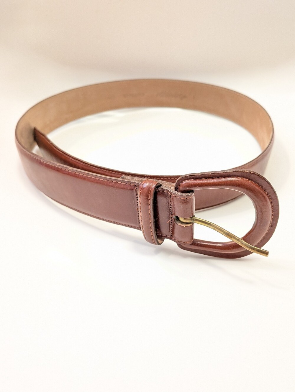 Classic Brown Leather Belt